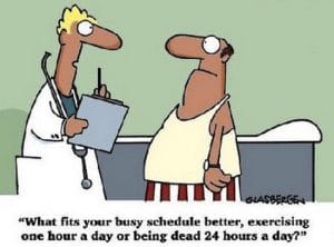 too busy to exercise